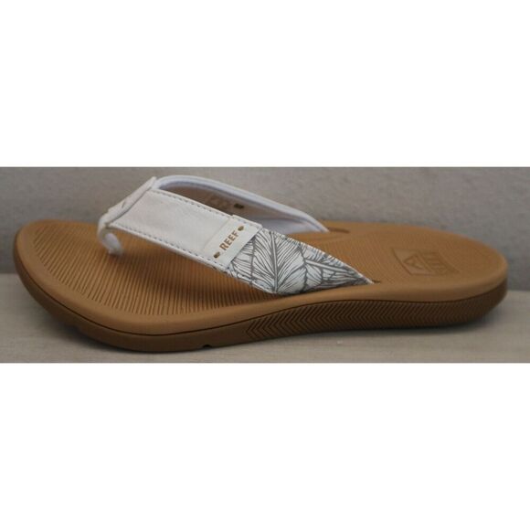 Reef CI7130 Women's Sz 6 Cloud White Santa Ana Flip Flop Sandals - Picture 7 of 11